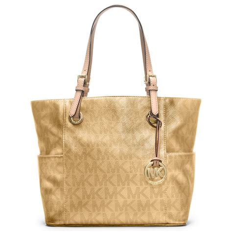 michael kors black purse with gold|gold Michael Kors tote bag.